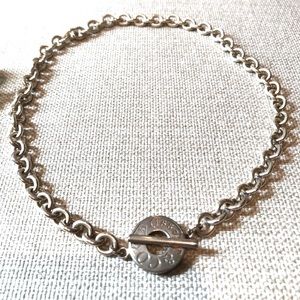Retired Tiffany & CO 1837 Toggle Necklace